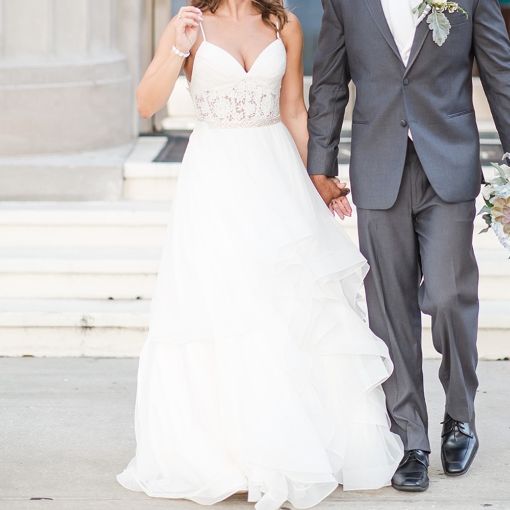 Mikaella Bridal Wedding Dress Bride lace wedding gown - Picture 3 of 8